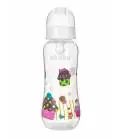 Akuku barošanas pudele 250 ml ar silikona zīdītāju, А0005