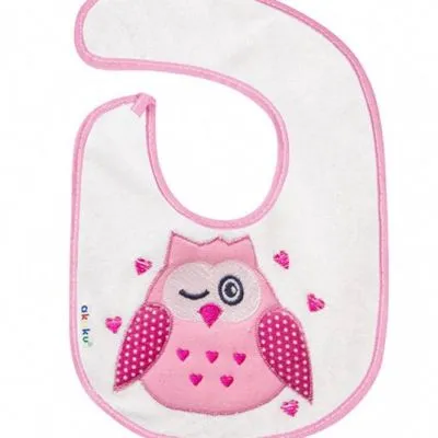 Akuku frotē priekšautiņš, ūdensnecaurlaidīgs, no 3 mēn. 