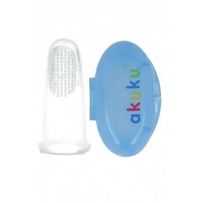 Akuku silikona zobu birste ar kastīti, A0263