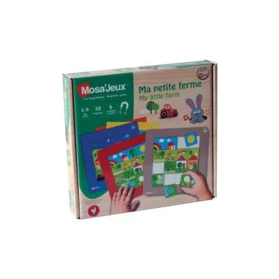 Magnētiskā mozaīka "Mana ferma" 3+