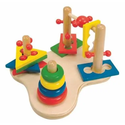Koka attīstošā rotaļlieta "Motorika" 2+