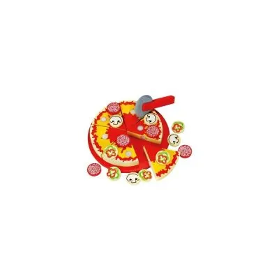 Bino medinė pjaustoma pica su priedais