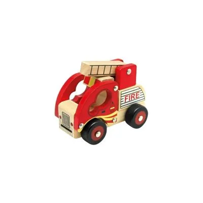 Bino koka mašīnīte "Ugunsdzēsēju automobilis"