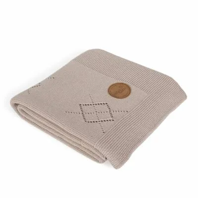 Cebababy pledas adīts 90x90 brūns