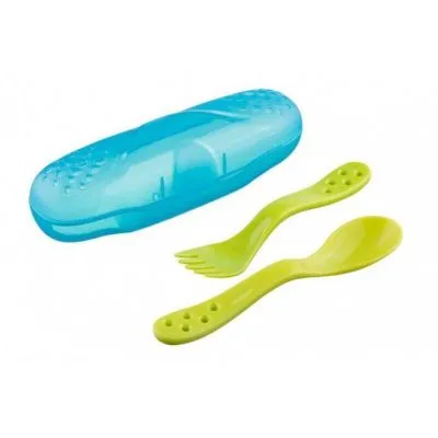 Akuku galda piederumi ar kastīti ZILS/ZAĻŠ, A0305