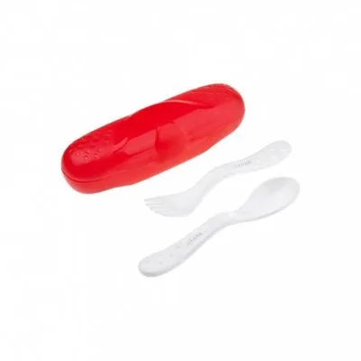 Akuku galda piederumi ar kastīti RED/WHITE, A0435