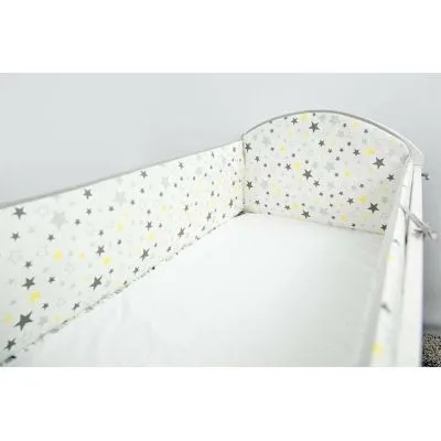Ankras 360 cm. apsaugėlės lovytei "Stars", Pilka