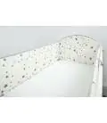 Ankras 360 cm. apsaugėlės lovytei "Stars", Pilka