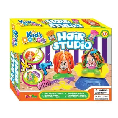 Bērnu DOUGH modelēšanas/plastilīna frizētavas komplekts, 11678