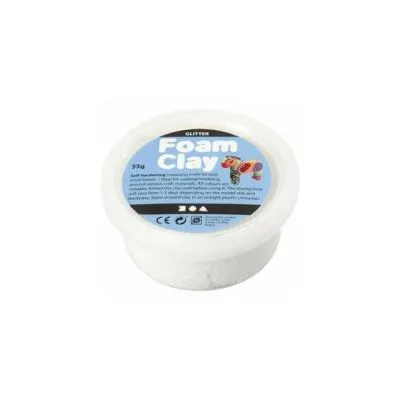 Burbulīšu modelīns - balts spīdīgs 35 gr