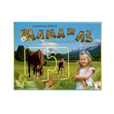 Lavinamoji dėlionė "Mama ir aš. 