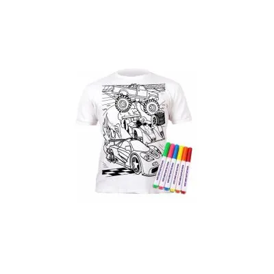 Krāsaini krekli, Mašīnas 5-6 gadi (platums 40 cm, garums 50 cm)