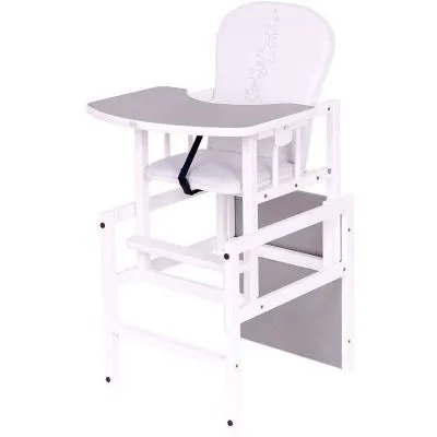 Maitinimo kėdutė Drewex žvaigždutės, pilka-balta