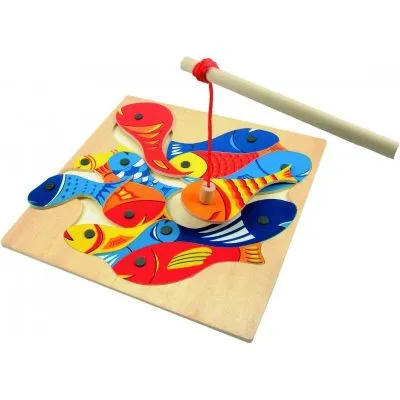Magnētiskā makšķerēšanas spēle "Noķer zivtiņu" 3+