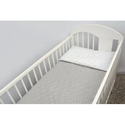 120/90 cm. Ankras 2 daļu gultas veļas komplekts "Zvaigznītes"