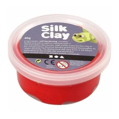 Šilkinis modelīns - sarkana krāsa, 40 gr