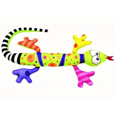 Mīksta rotaļlieta - miega draugs Zaļā ķirzaka, 0+