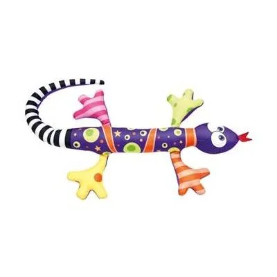 Mīksta rotaļlieta - miega draugs Violets ķirzaks, 0+