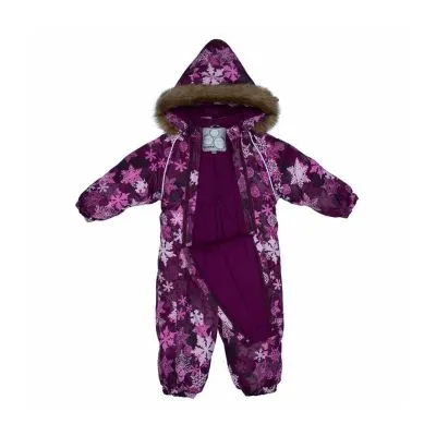 Huppa kombinezons KEIRA, Burgundijas raksts, 68 cm.