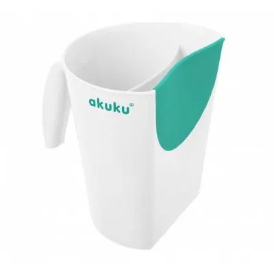 Akuku puodelis galvai skalauti, A0430-WHITE/TURQUOISE