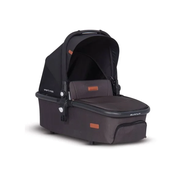 Lopšys ratiņiem Easy go Optimo Air, Antracīts