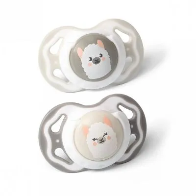 BABYONO SILIKONA ZĪDĪTĀJS, SIMETRISKS, 3-6 M, BRŪNS-PELĒKS