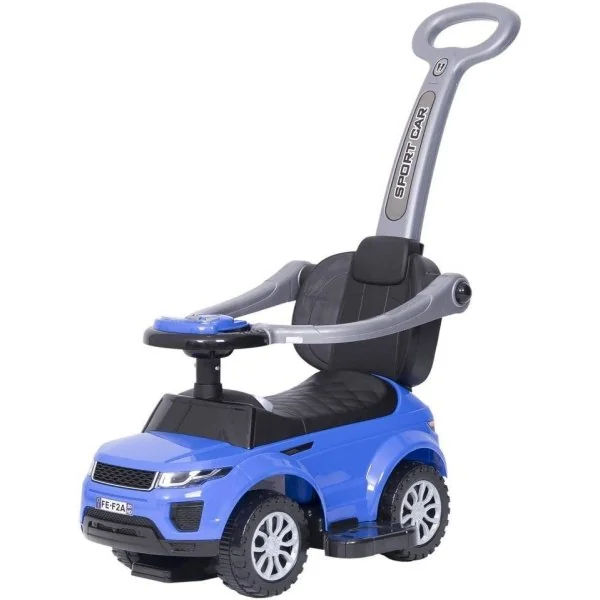 Stumjama mašīnīte ar stumšanas rokturi 614R, Zila