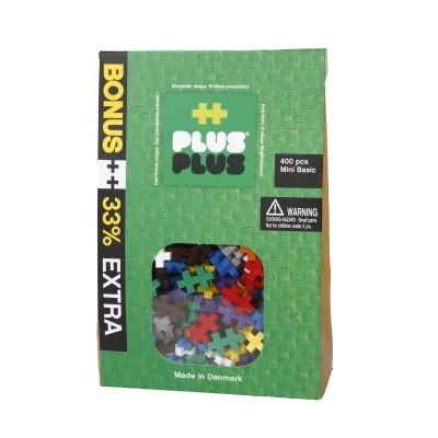 Plus Plus konstruktors, Mini pamata komplekts 300+100 DĀVANA