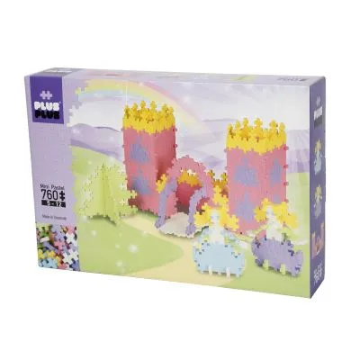 Plus Plus konstruktors, Rozā pils, Mini pasteļi 760