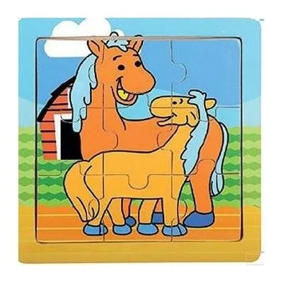 Koka puzle " Zirgi "