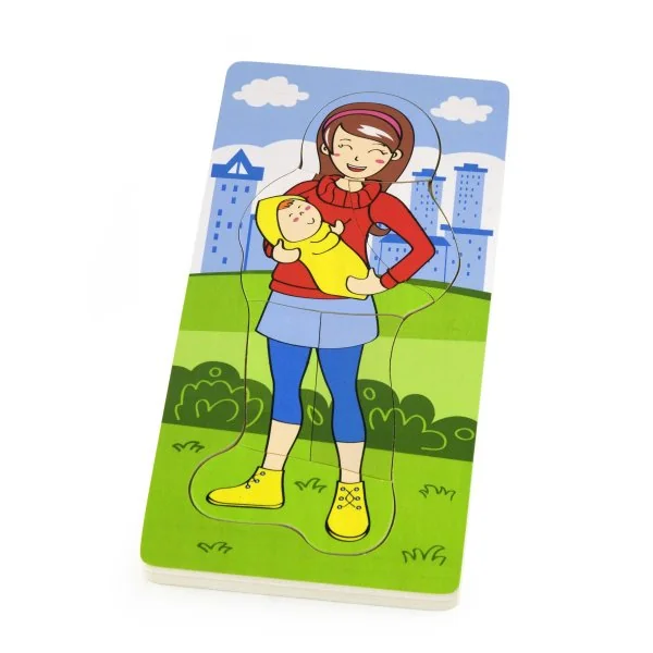 Viga dėlionė "Mama ir vaikas", 50405