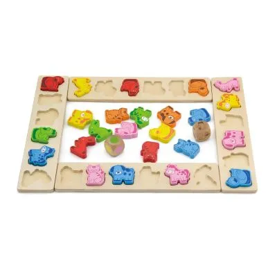 Viga galda spēle "Dzīvnieki", 50450