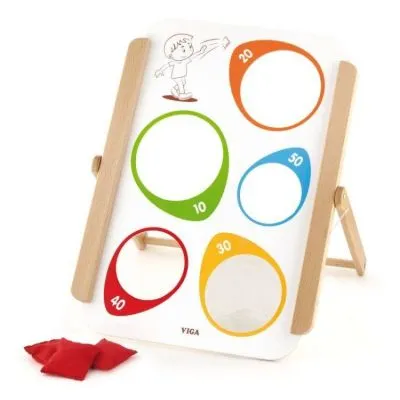 Viga medinis žaidimas su maišeliais, 50667