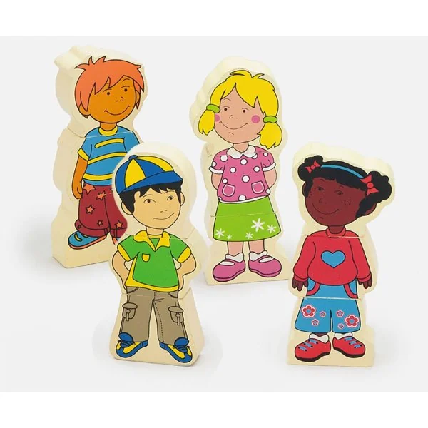 Viga magnetinės kaladėlės "Vaikai", 59699