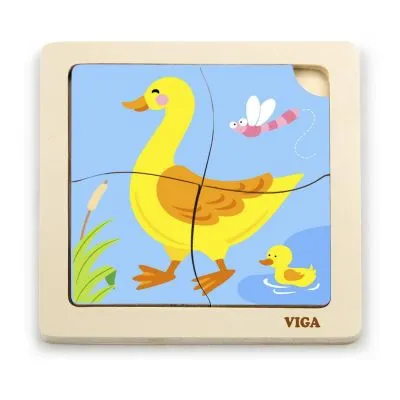 Viga koka puzle "Pīle", 51314