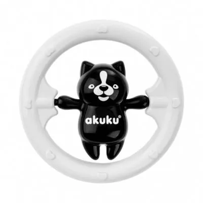 Akuku barškutis Bear, Black/White A0467