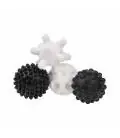 Akuku mīkstie sensorie bumbiņas, 4 gab., Melns/balts A0469