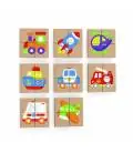 Viga magnetinė dėlionė "Transportas", 50723