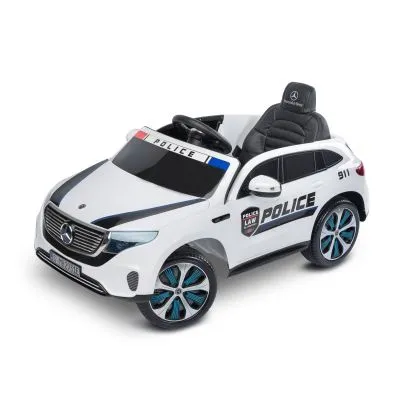 Elektromobilis Toyz Mercedes BENZ EQC POLICIJA, Balts