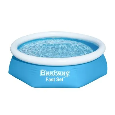 Bestway Fast Set pripučiamas baseinas su filtro siurbliu, 2,44m