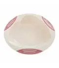 Akuku dubenėlis limpančiu dugnu ir neslystančiais kraštais, beige/pink, A0525