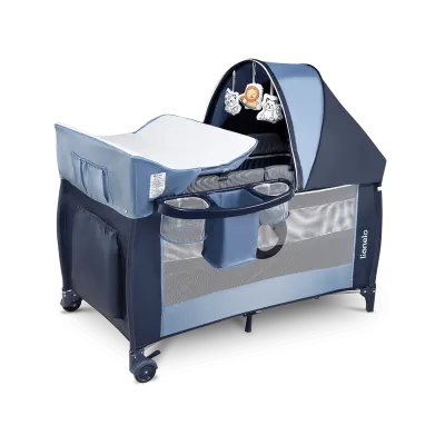 Maniežinė lovytė Lionelo Sven Plus, Blue Navy