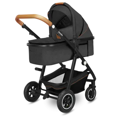 Universāls ratiņi Lionelo Amber 2in1, Grey Graphite