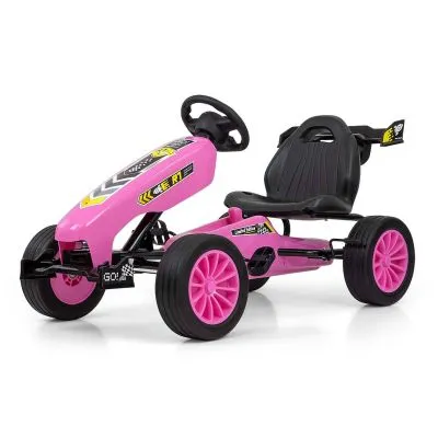 Kartingas su pedalais "Rocket", Pink