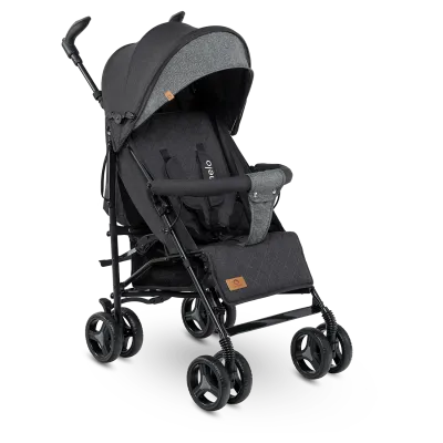 Vežimėlis Lionelo Irma, Melns/Tumši pelēks