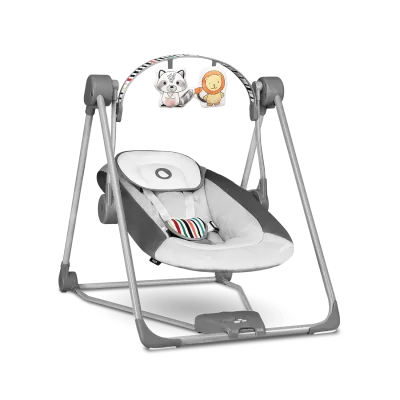 Lionelo gultiņa - šūpoles Otto,Cozy Grey