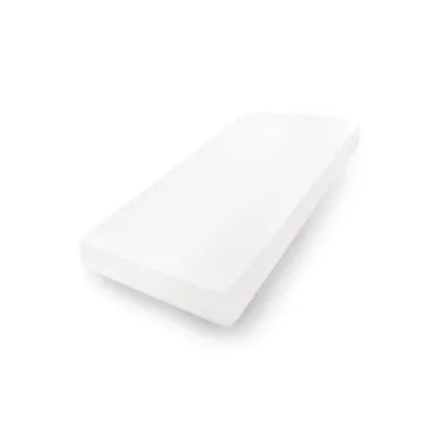 Baby Matex palags ar gumiju Jersey, balts 120x60 cm.