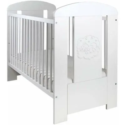 Lovytė Drewex Meškiukas Comfort, noņemama sāna, Balta