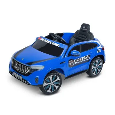 Elektromobilis Toyz Mercedes BENZ EQC POLICIJA, Zils
