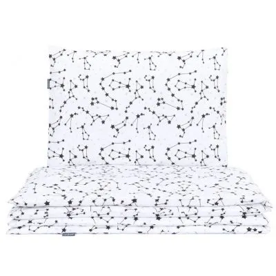 MAMOTATO GULTAS VEĻA 2 G. 100X135CM, ZVAIGŽŅU, BALTA